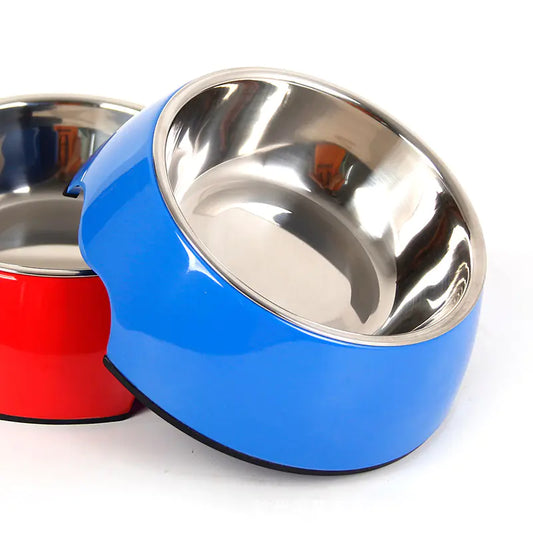 Stainless steel pet feeder